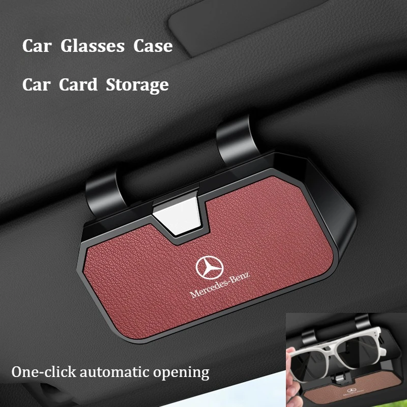 Car Glasses Holder Case for Mercedes Benz E C B A G GLA/GLB/GLC/EQE/EQB Car Accessories Interior Glasses Clip Car Card Storage
Car Glasses Holder Case for Mercedes Benz E C B A G GLA/GLB/GLC/EQE/EQB Car Accessories Interior Glasses Clip Car Card Storage