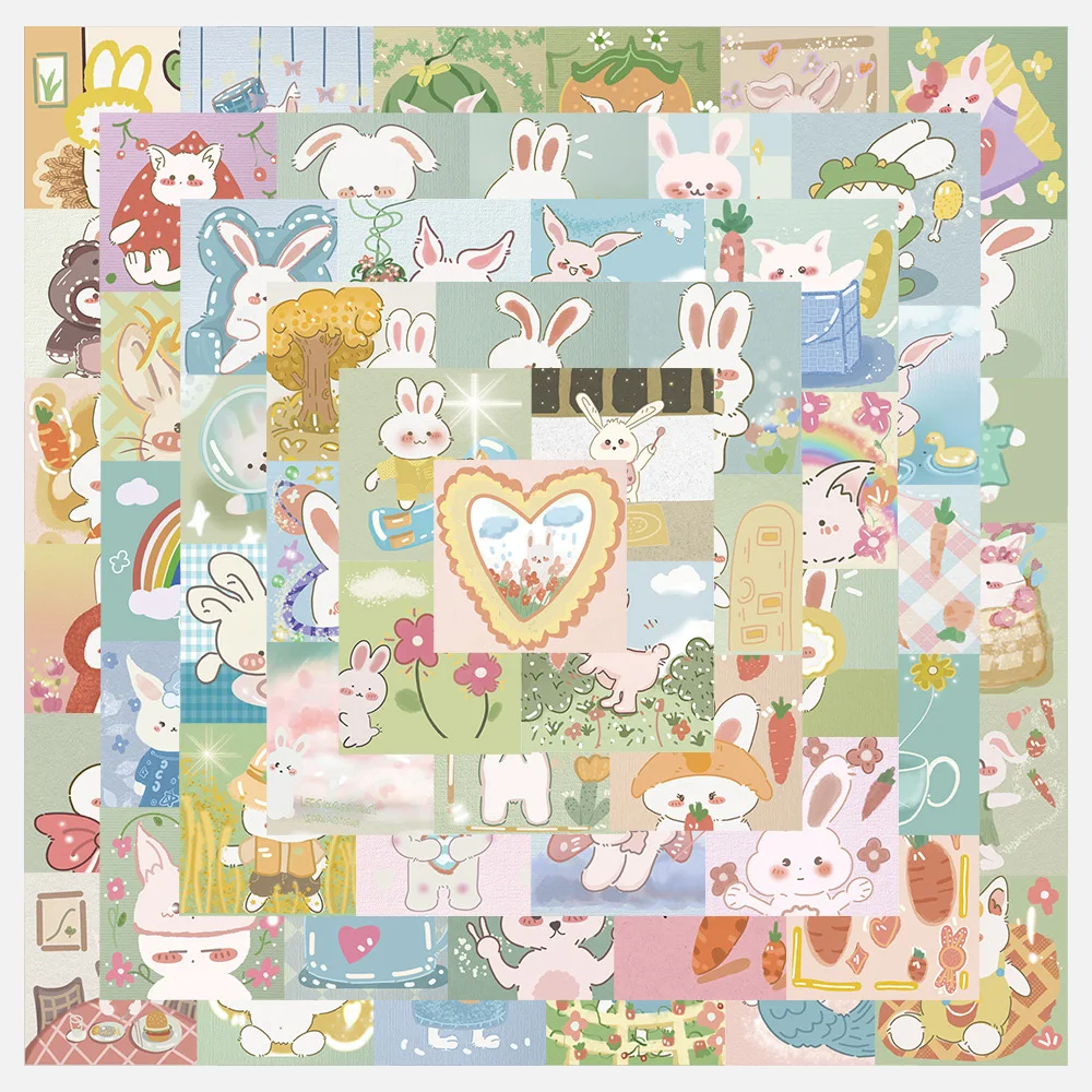10/30/60pcs Kawaii Rabbit Aesthetic Stickers Decals Decorative Scrapbooking Water Bottle Planner Waterproof Cute Kids Sticker
10/30/60pcs Kawaii Rabbit Aesthetic Stickers Decals Decorative Scrapbooking Water Bottle Planner Waterproof Cute Kids Sticker
