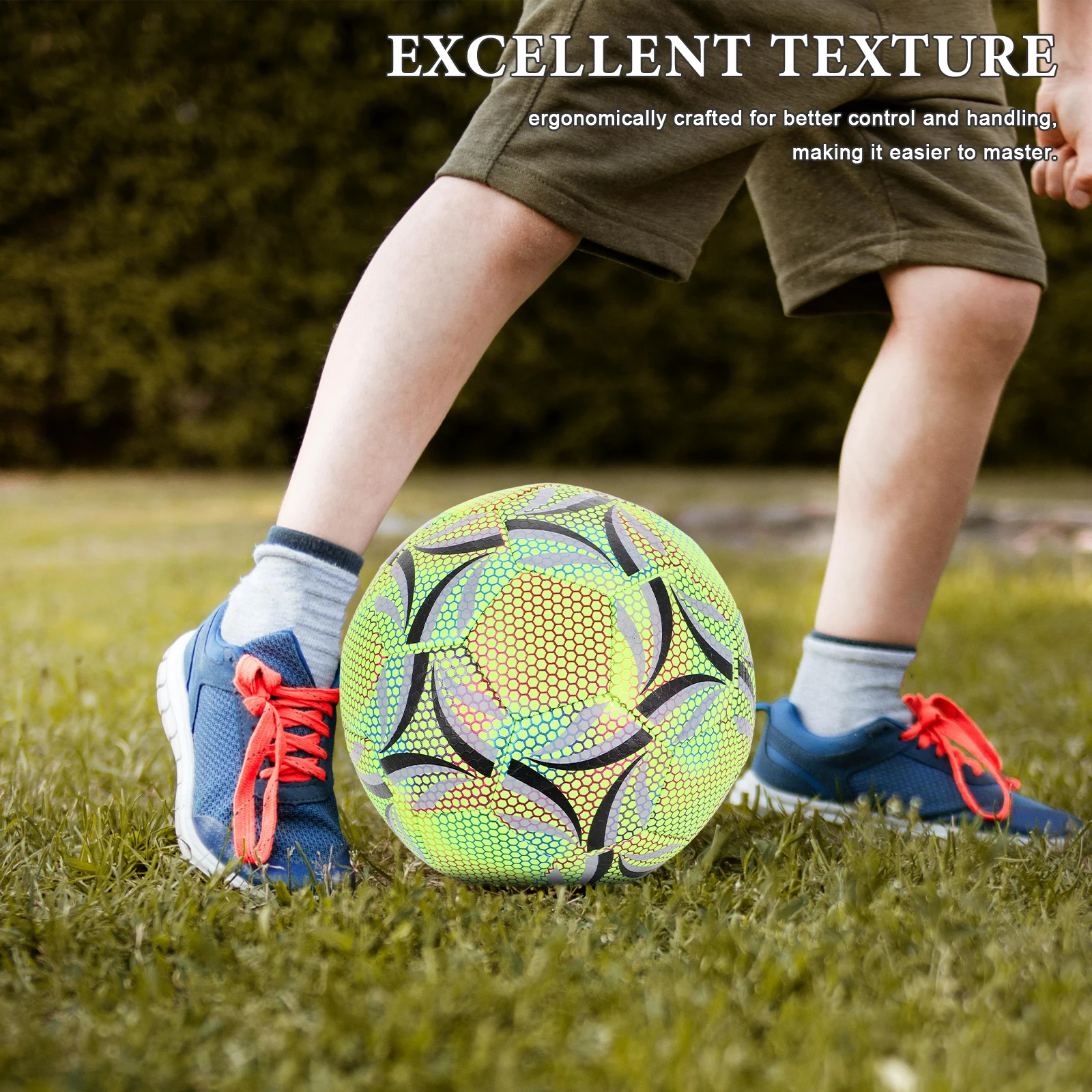 Luminous Football Bulk Soccer Balls Small for Kids Glow The Dark Skinned Kickball
Luminous Football Bulk Soccer Balls Small for Kids Glow The Dark Skinned Kickball