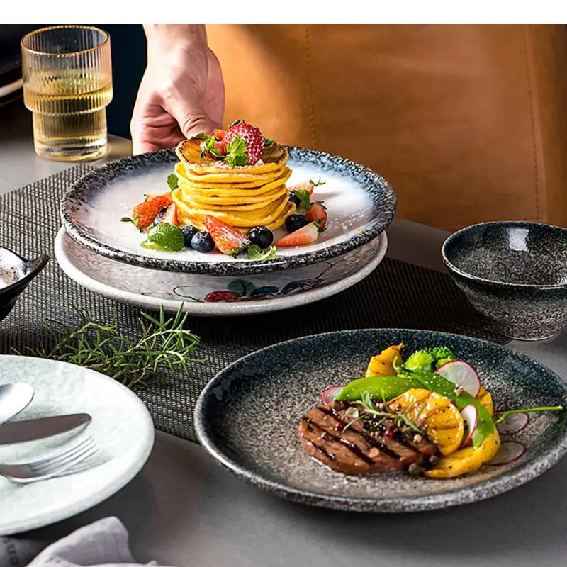 Ceramic Sashimi Sushi Plate Steak Dish Snack Dessert Tray Hotel Restaurant Round Tableware Cooking Vegetable
Ceramic Sashimi Sushi Plate Steak Dish Snack Dessert Tray Hotel Restaurant Round Tableware Cooking Vegetable