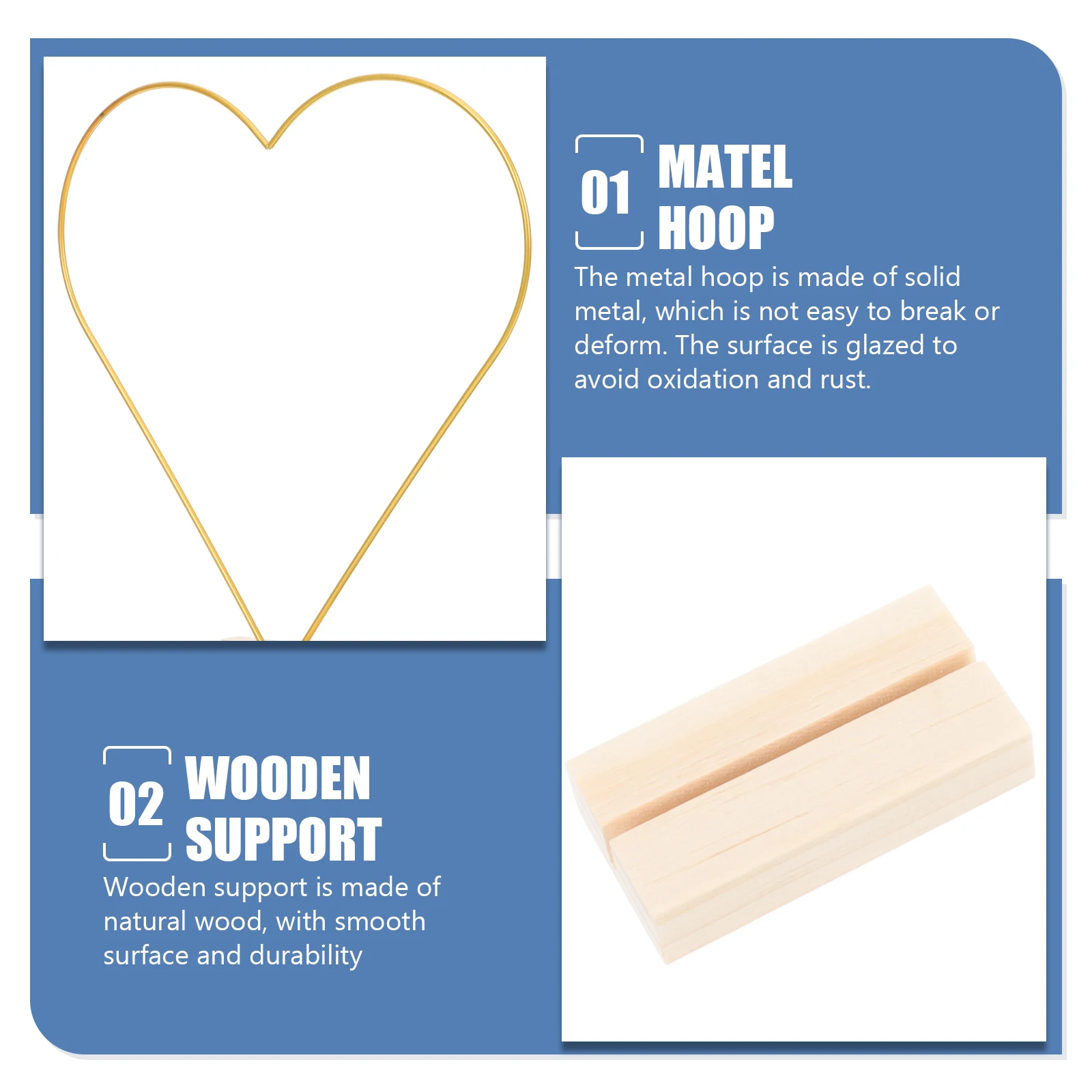 2 Sets Heart Shape Iron Rings For Dream Catcher Diy Wreath Garland Decor With Wooden Base Wedding Table Centerpiece Metal Craft
2 Sets Heart Shape Iron Rings For Dream Catcher Diy Wreath Garland Decor With Wooden Base Wedding Table Centerpiece Metal Craft