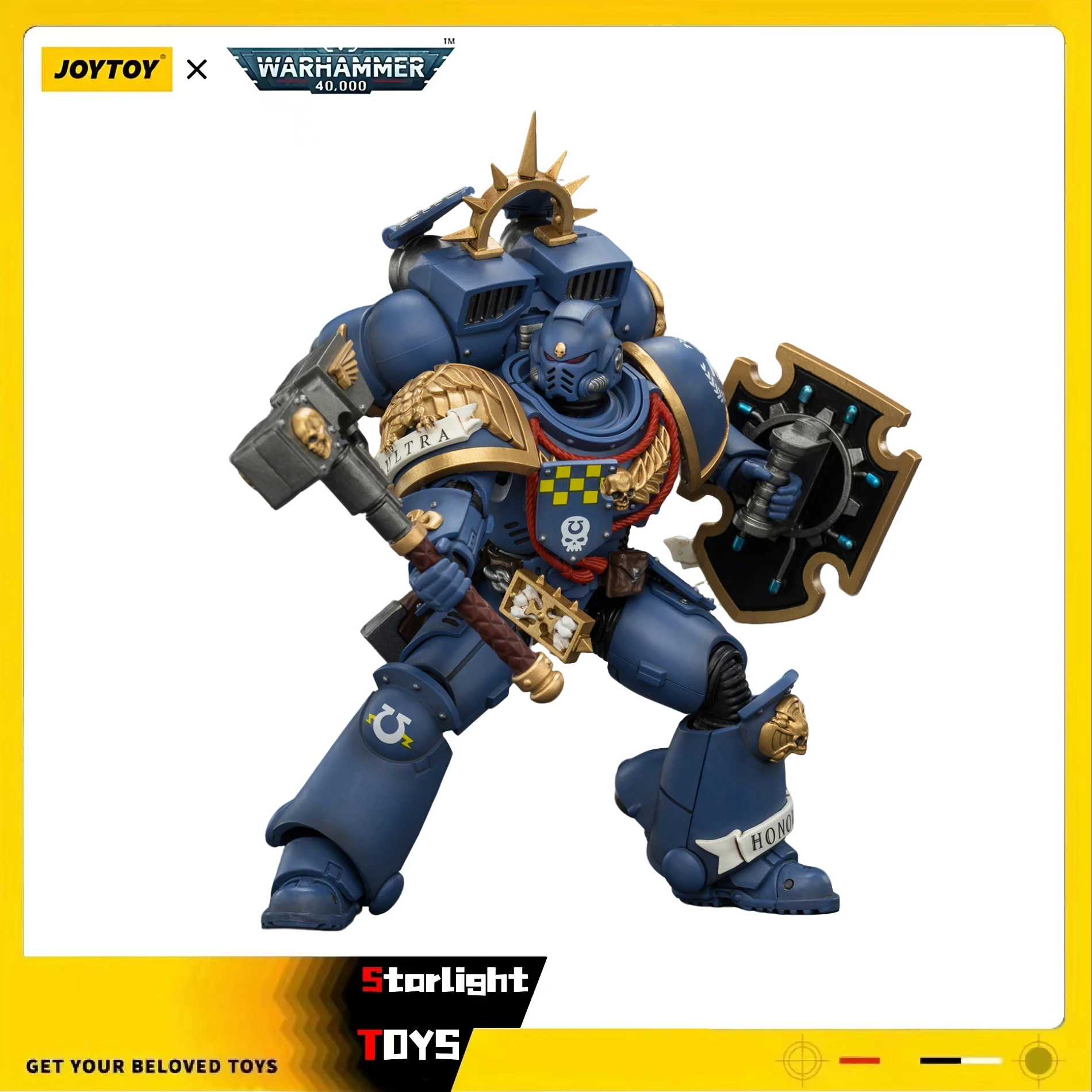 【Pre-sale】JOYTOY Warhammer 40K Ultramarines Captain with Jump Pack and Relic Shield 1/18 Anime Figure
【Pre-sale】JOYTOY Warhammer 40K Ultramarines Captain with Jump Pack and Relic Shield 1/18 Anime Figure