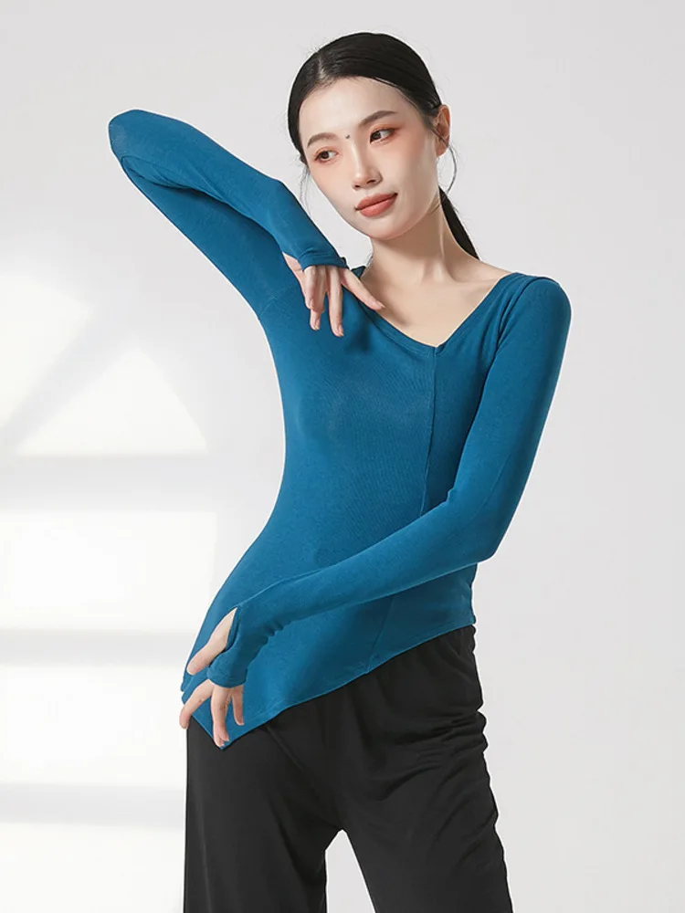 Recreational Dancing Classical Top Often Worn on Birthdays Modern Dance Body Training Medium Sleeved Yoga Front and Back Elegant
Recreational Dancing Classical Top Often Worn on Birthdays Modern Dance Body Training Medium Sleeved Yoga Front and Back Elegant