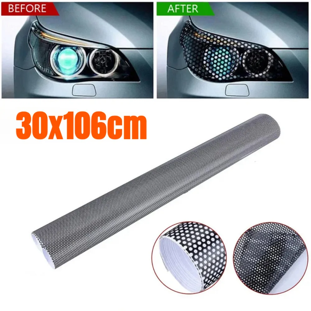 Auto Lamp Protective Film 30*106CM Black Universal Car Wrap Honeycomb Sticker Tint Perforated Film Stickers Exterior Accessories
Auto Lamp Protective Film 30*106CM Black Universal Car Wrap Honeycomb Sticker Tint Perforated Film Stickers Exterior Accessories