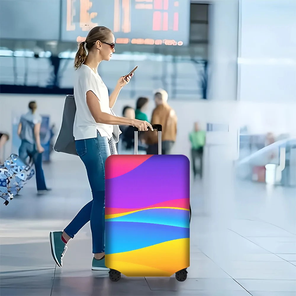 1PC Abstract Gradient luggage cover for luggage sizes 18-32 inches; dust and elastic travel accessories with vibrant flowing
1PC Abstract Gradient luggage cover for luggage sizes 18-32 inches; dust and elastic travel accessories with vibrant flowing