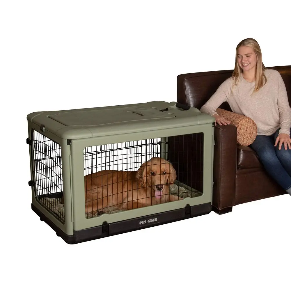 The Other Door 4 Door Steel Crate with Plush Bed Travel Bag for Cats Dogs
The Other Door 4 Door Steel Crate with Plush Bed Travel Bag for Cats Dogs