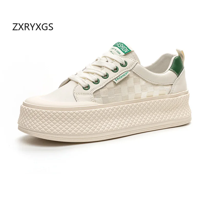 ZXRYXGS 2025 Premium Mesh Genuine Leather Spring Summer Sneakers Breathable Comfortable Platform Increase Shoes Casual Plus Size
ZXRYXGS 2025 Premium Mesh Genuine Leather Spring Summer Sneakers Breathable Comfortable Platform Increase Shoes Casual Plus Size