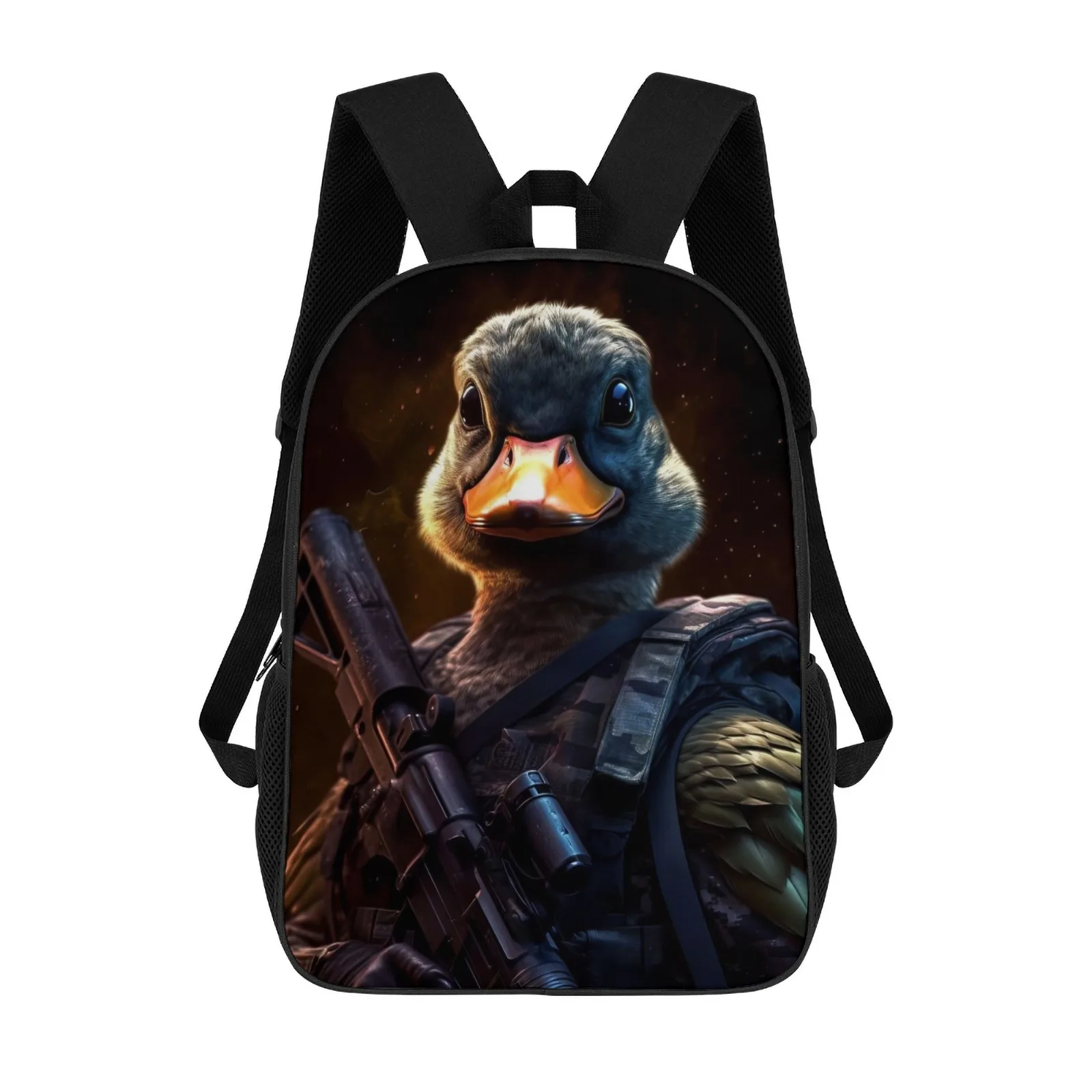 Soldier Duck Mochilas Escolares Printed Zipper Backpack Book Bag Backpacks For School 17 Inch School Backpack Bag
Soldier Duck Mochilas Escolares Printed Zipper Backpack Book Bag Backpacks For School 17 Inch School Backpack Bag
