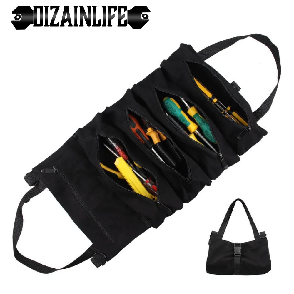 Multi-Purpose Hardware Tool Bag Professional Multi-Pocket Rolled Portable Storage Bag Rolled Waterproof Pliers Storage Bag
Multi-Purpose Hardware Tool Bag Professional Multi-Pocket Rolled Portable Storage Bag Rolled Waterproof Pliers Storage Bag
