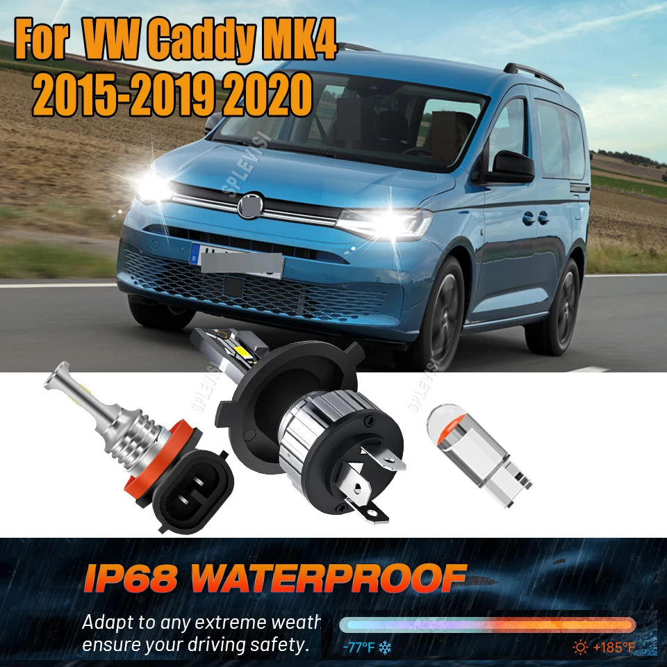 H4 H11 LED White Headlamp Fog Light Replace Kit Thermal Regulating Technology For VW Caddy MK4 2015 2016 2017 2018 2019 2020
H4 H11 LED White Headlamp Fog Light Replace Kit Thermal Regulating Technology For VW Caddy MK4 2015 2016 2017 2018 2019 2020