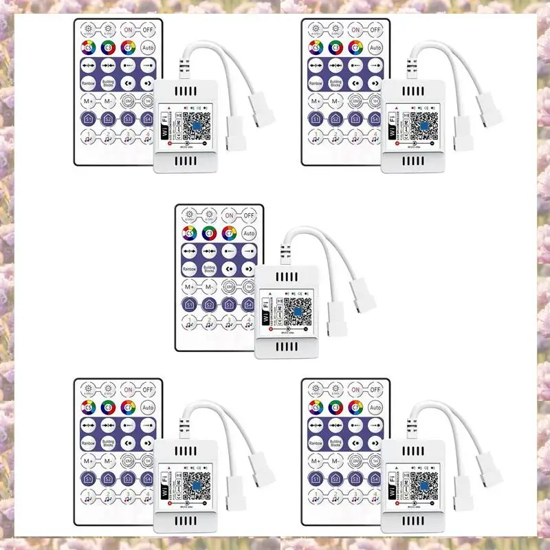 5X DC12-24V 28-клавишный радиочастотный контроллер Wi-Fi приложение музыкальный голосовой пульт дистанционного управления для WS2812B WS2811 RGB светодиодная лента домашний диммер
5X DC12-24V 28-клавишный радиочастотный контроллер Wi-Fi приложение музыкальный голосовой пульт дистанционного управления для WS2812B WS2811 RGB светодиодная лента домашний диммер