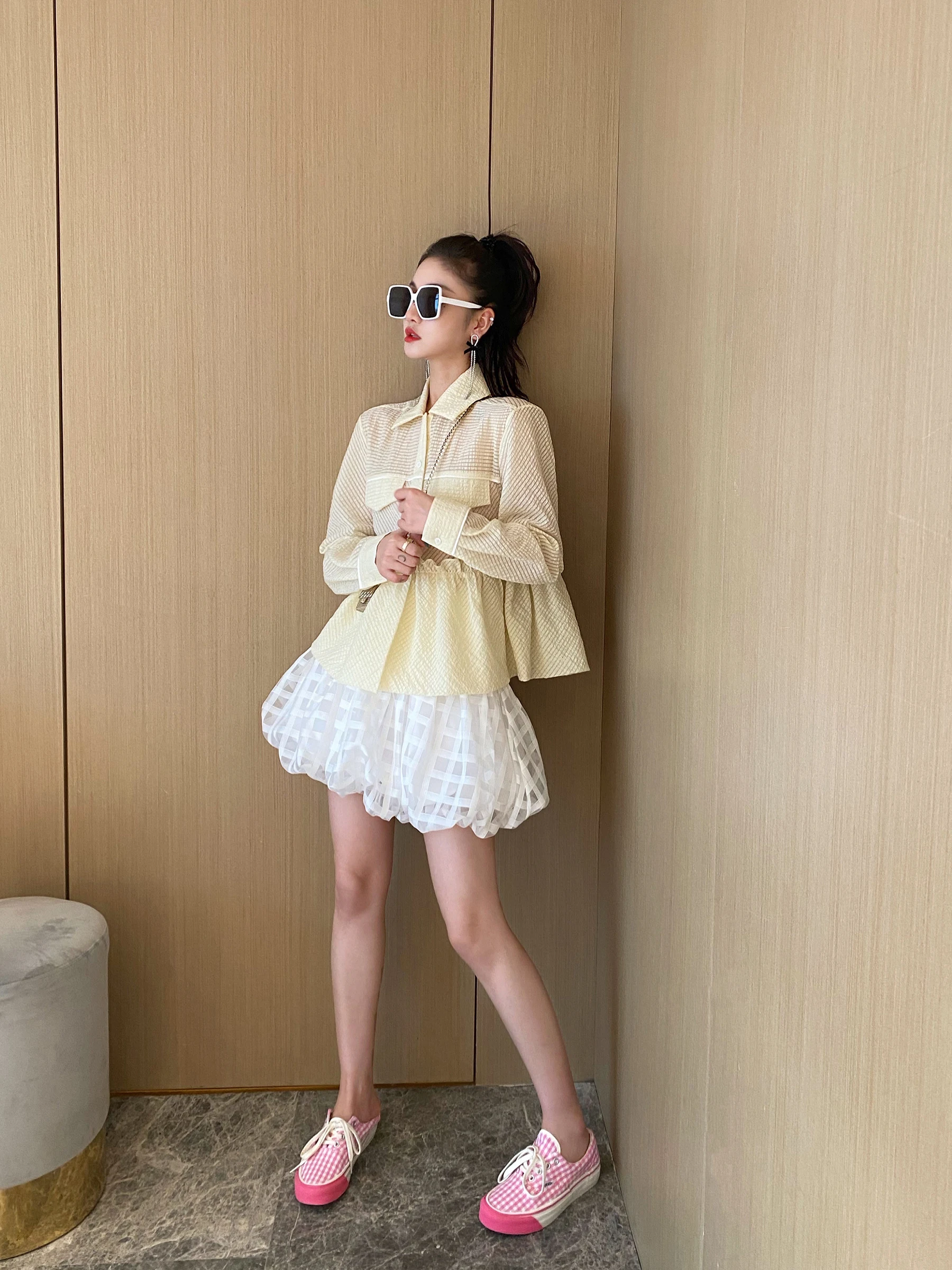 NancyCavally High Waist A-Line Cloud Puffy ort Skirt Youthful Flud Pattern Casual Street Sle Spring Collection
NancyCavally High Waist A-Line Cloud Puffy ort Skirt Youthful Flud Pattern Casual Street Sle Spring Collection