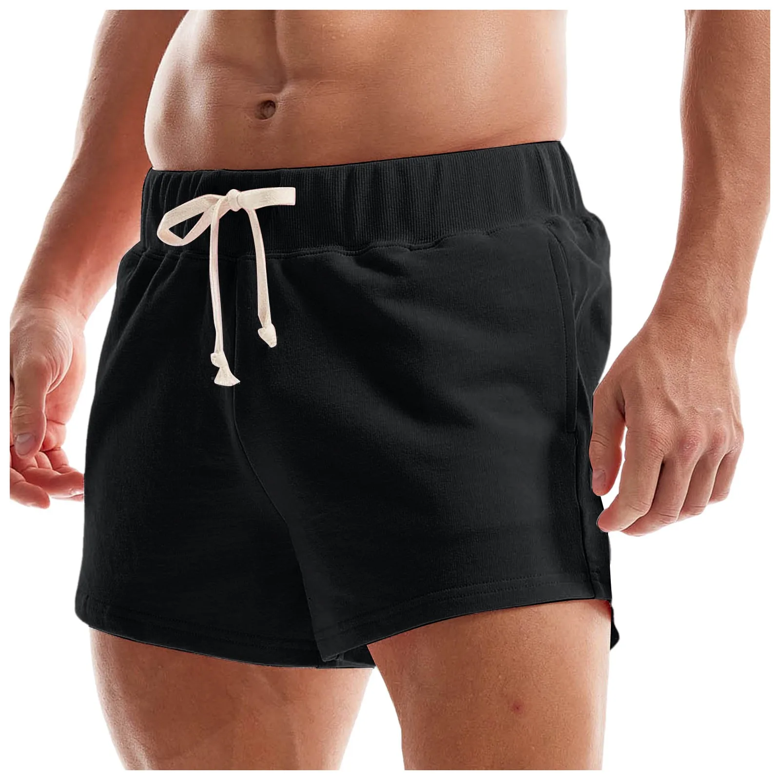 Cotton Lace Up Shorts For Casual Running Fitness Three Point Pants Mens Beach Attire
Cotton Lace Up Shorts For Casual Running Fitness Three Point Pants Mens Beach Attire