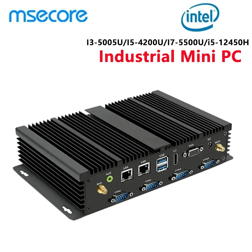 MSECORE MK600 Intel I3i5i7 Fanless Mini PC Industrial Desktop Computer Windows 10 office PC Barebone System Dual Lan 6*COM Wifi
MSECORE MK600 Intel I3i5i7 Fanless Mini PC Industrial Desktop Computer Windows 10 office PC Barebone System Dual Lan 6*COM Wifi