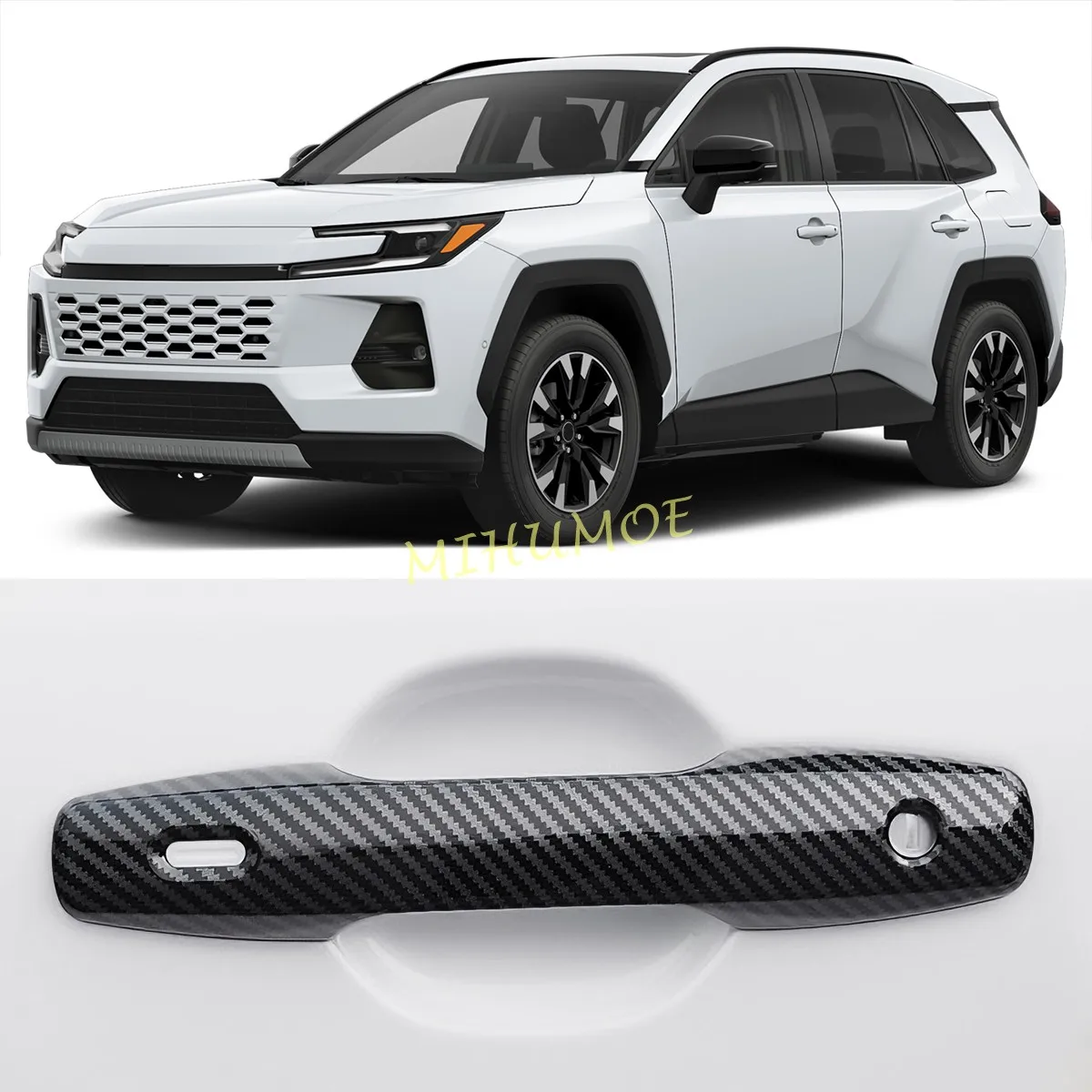 4Pcs Carbon Fiber Style Car Door Handle Catch Cover Trim For Toyota RAV4 XA60 2026 2027 Cap Lid Molding Overlay Decoration
4Pcs Carbon Fiber Style Car Door Handle Catch Cover Trim For Toyota RAV4 XA60 2026 2027 Cap Lid Molding Overlay Decoration