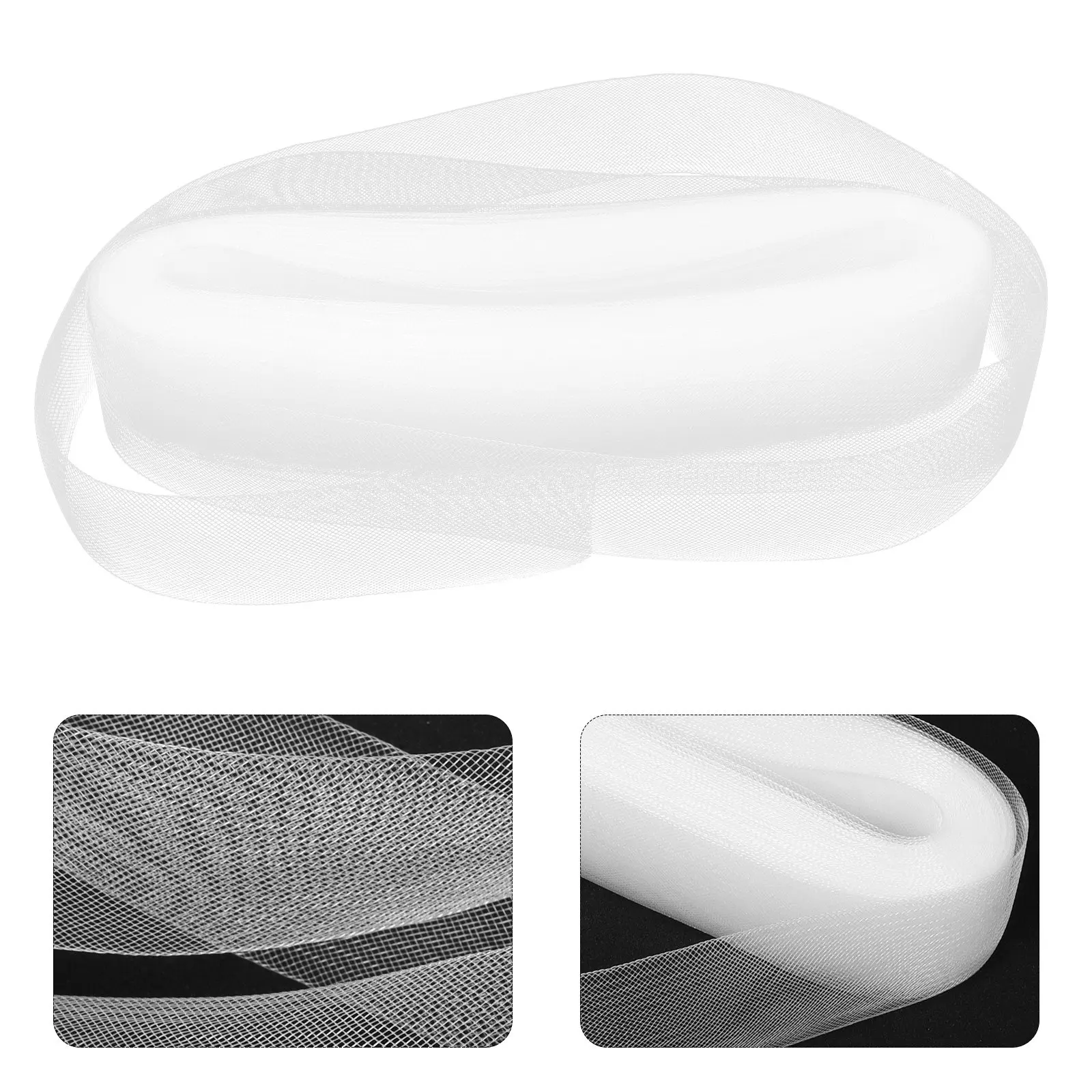 1 Roll Wide Elastic Braid Polyester Mesh Tulle Fabric Roll Dress Shaping Wedding Dress Skirt Boning Seam Sewing Accessories
1 Roll Wide Elastic Braid Polyester Mesh Tulle Fabric Roll Dress Shaping Wedding Dress Skirt Boning Seam Sewing Accessories