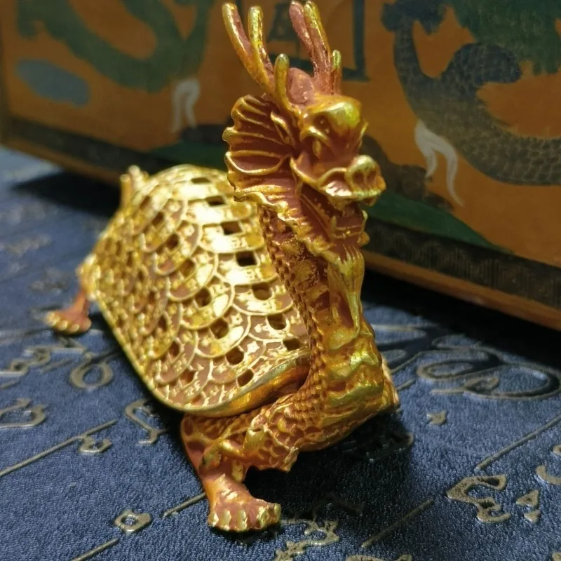 Antique Coin Dragon-Tortoise Incense Burner Ornament Feng Shui Dragon Head Sculpture Office Home Decor Living Room Artwork
Antique Coin Dragon-Tortoise Incense Burner Ornament Feng Shui Dragon Head Sculpture Office Home Decor Living Room Artwork