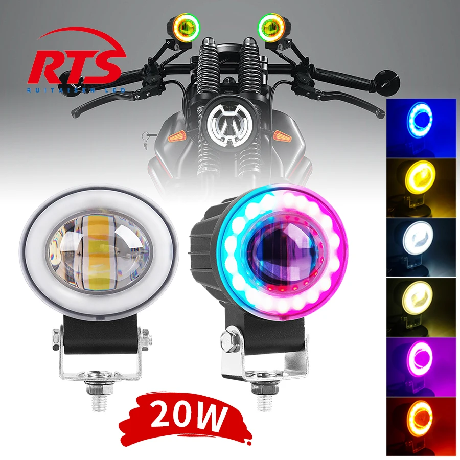 Addition Motorcycle RGB Fog Work Lamp Headlight Driving Running Super Brighter 12V 80V for 4x4 High/Low Spot Accessories
Addition Motorcycle RGB Fog Work Lamp Headlight Driving Running Super Brighter 12V 80V for 4x4 High/Low Spot Accessories