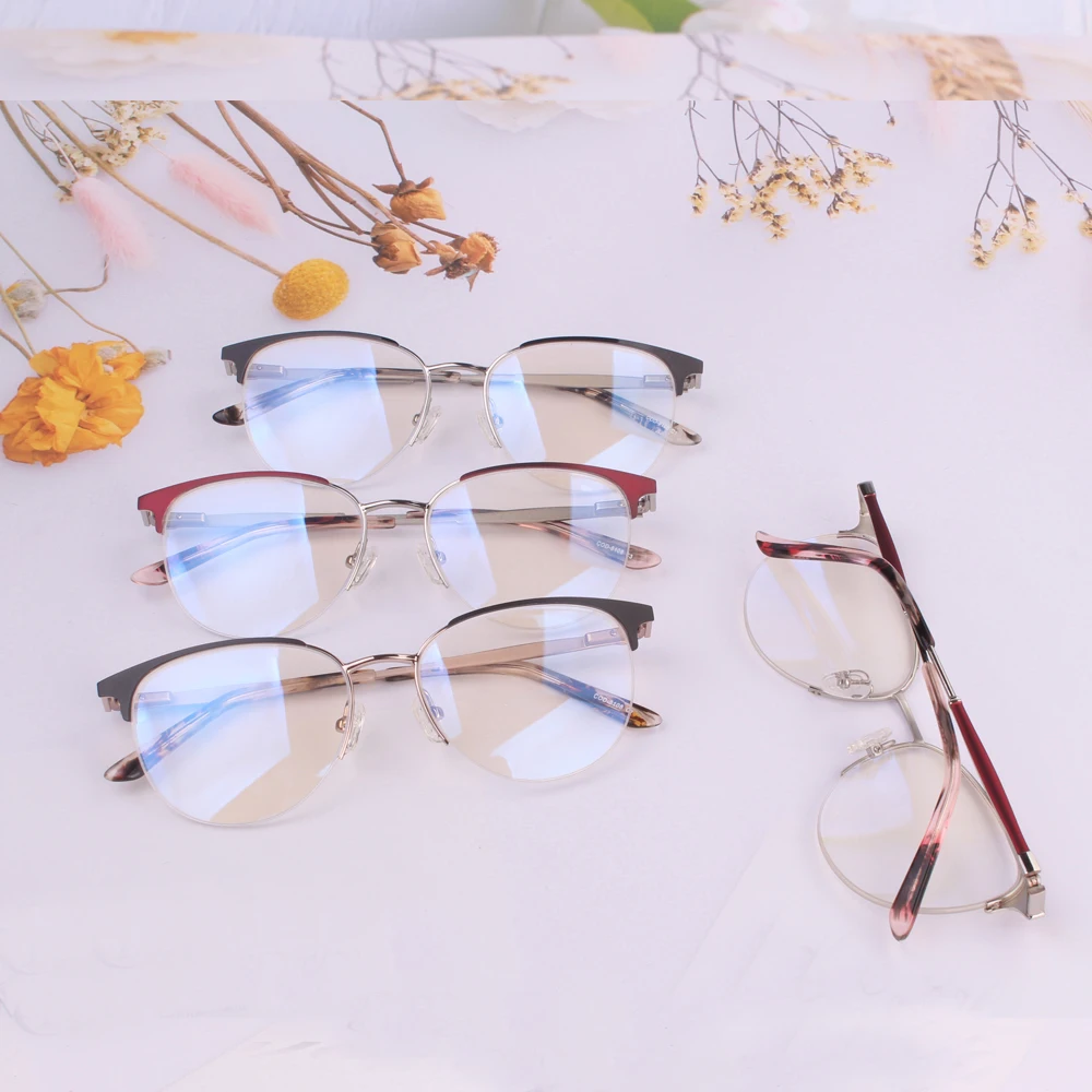 Wholesale half rim eye glasses women round oculos de grau femininos oculos brand silicone gafas cat eye Glasses for man lentes
Wholesale half rim eye glasses women round oculos de grau femininos oculos brand silicone gafas cat eye Glasses for man lentes