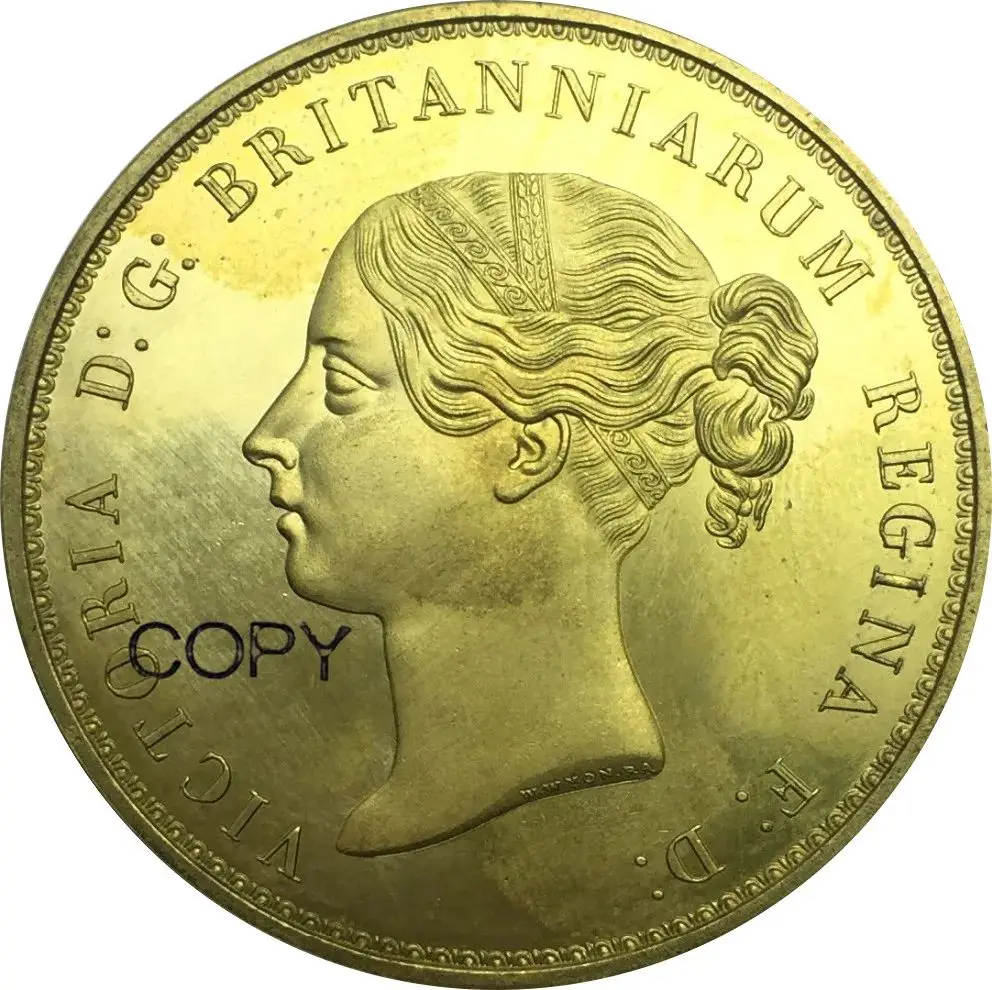 Объединенная версия, 5 фунтов, 1839, Виктория уна и льв, простая Золотая монета, латунная копия, монета, коллекционные монеты
Объединенная версия, 5 фунтов, 1839, Виктория уна и льв, простая Золотая монета, латунная копия, монета, коллекционные монеты