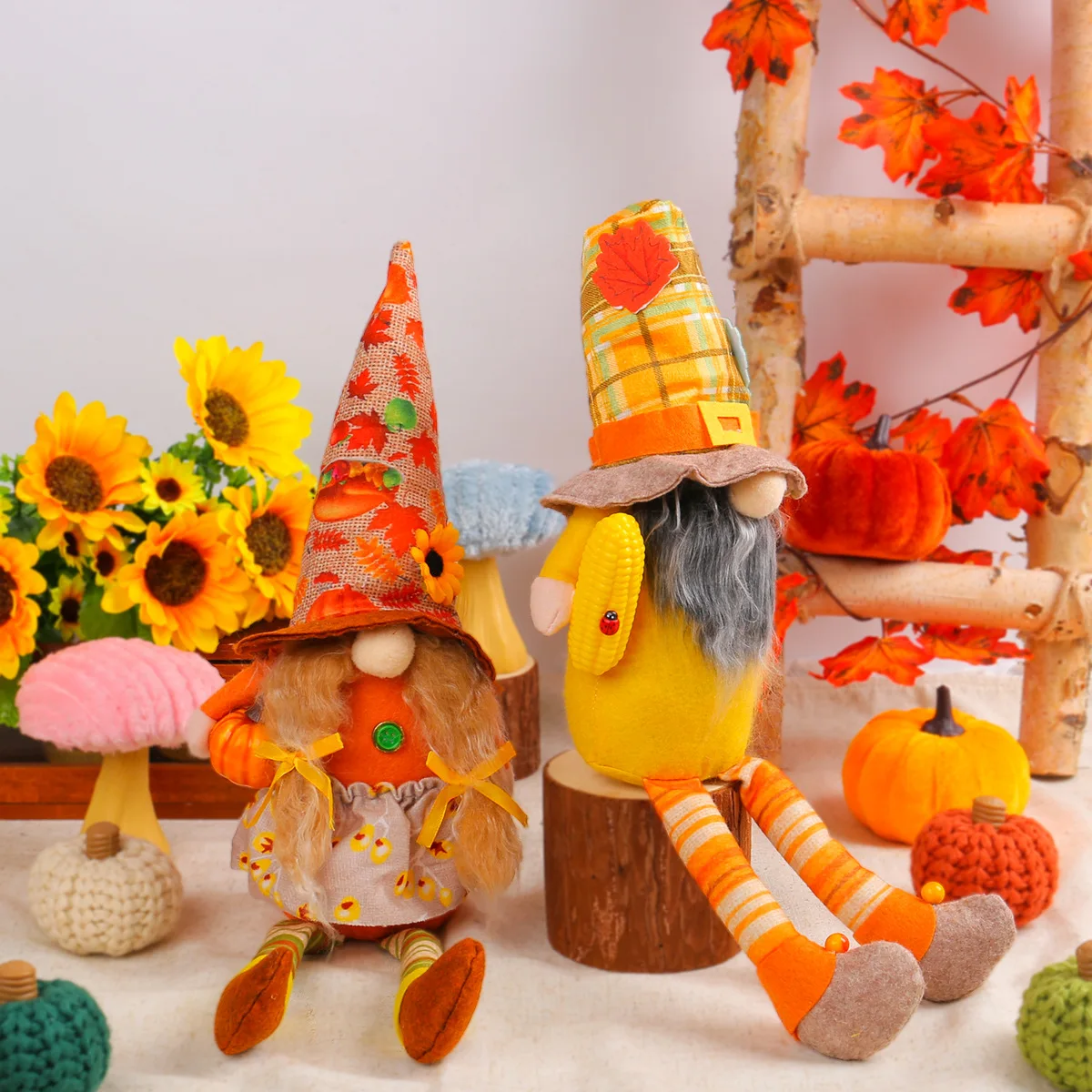 New Thanksgiving Long-legged Faceless Old Man Rudolph Figure Sunflower Faceless Doll Ornament Tabletop Decoration Supplies
New Thanksgiving Long-legged Faceless Old Man Rudolph Figure Sunflower Faceless Doll Ornament Tabletop Decoration Supplies