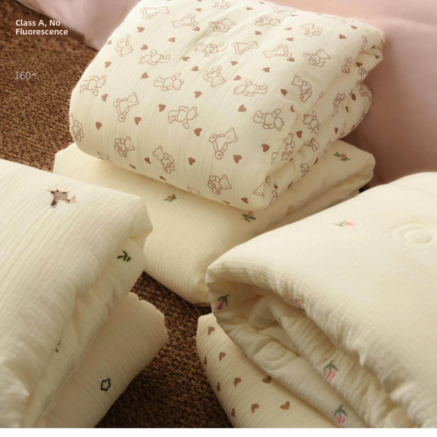 Baby Bubble Cotton Blanket Four Seasons Model No Fluorescent Small Quilt Baby Nap Blanket Wrap Quilt a Class Infant
Baby Bubble Cotton Blanket Four Seasons Model No Fluorescent Small Quilt Baby Nap Blanket Wrap Quilt a Class Infant