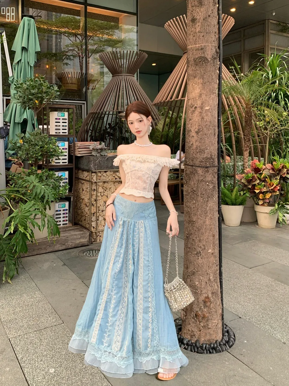 Vaion Sle Embroidered ter Top And Skirt Set Women's Spring Faion Floral Lace Trim Two-Piece Suit French Sle Casua...
Vaion Sle Embroidered ter Top And Skirt Set Women's Spring Faion Floral Lace Trim Two-Piece Suit French Sle Casua...