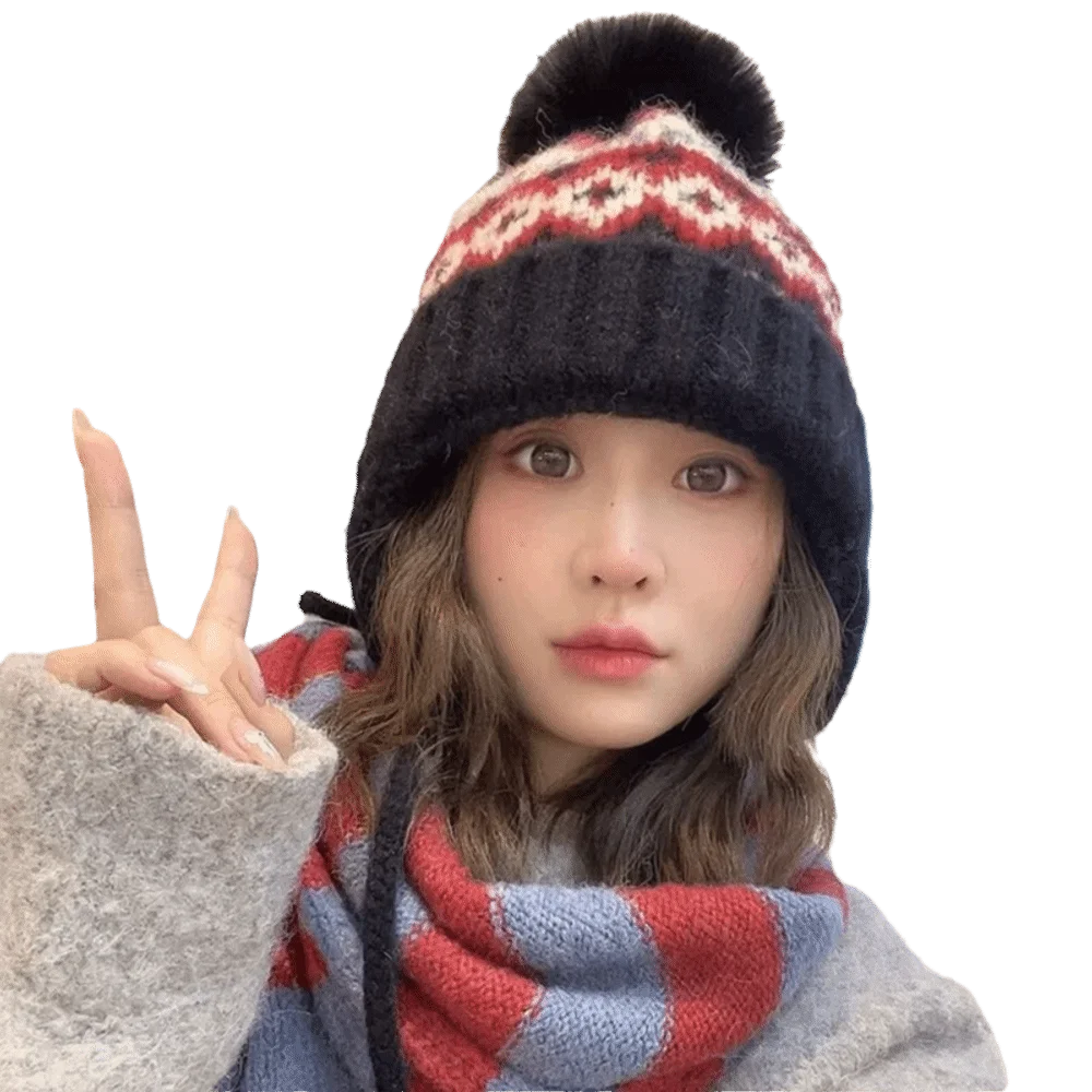 Модная теплая зимняя шапка с защитой ушей, утолщенная вязаная шапка, милые шапки-бини, шапка-бомбер, кепка с помпонами для женщин и девочек
Модная теплая зимняя шапка с защитой ушей, утолщенная вязаная шапка, милые шапки-бини, шапка-бомбер, кепка с помпонами для женщин и девочек