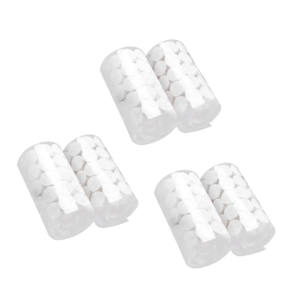 600 Pairs Adhesive White Sticky Tape Dot Sticker Curtain Accessories Hook Round Stickers DIY
600 Pairs Adhesive White Sticky Tape Dot Sticker Curtain Accessories Hook Round Stickers DIY