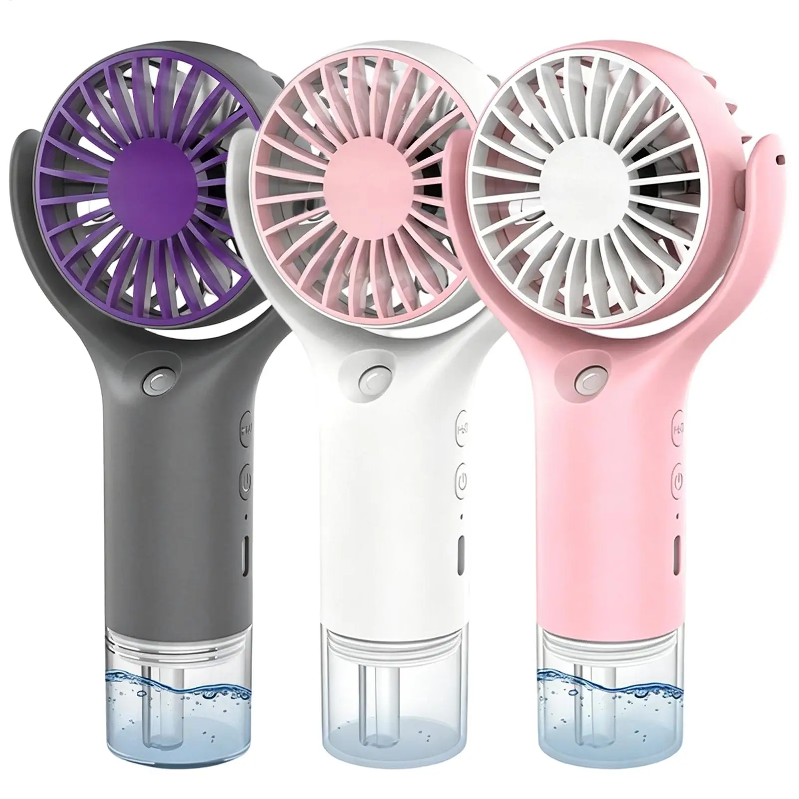 Portable Water Mist Fan Mini Handheld Fan USB Charging 3 Speeds Hanging Neck Spray Fans Portable Personal Hand Held Small Fan
Portable Water Mist Fan Mini Handheld Fan USB Charging 3 Speeds Hanging Neck Spray Fans Portable Personal Hand Held Small Fan