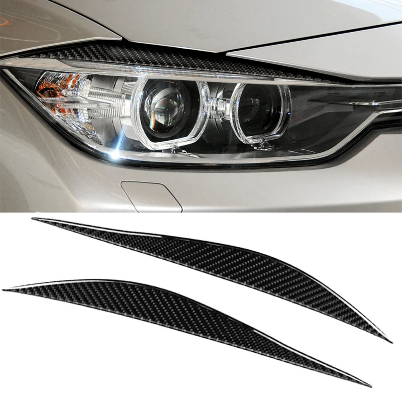 Car Carbon Fiber Headlight Eyebrow Stickers Cover Mask Decoration for BMW 3 Series F30 F35 Auto Light Accessories 2pcs
Car Carbon Fiber Headlight Eyebrow Stickers Cover Mask Decoration for BMW 3 Series F30 F35 Auto Light Accessories 2pcs