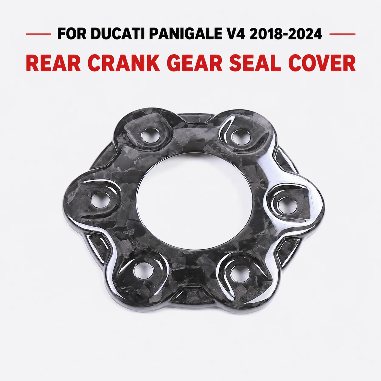 Rear Crank Gear Seal Cover For Ducati Panigale V4 2018-2024 Dry Carbon Fiber Motorcycle Accessories
Rear Crank Gear Seal Cover For Ducati Panigale V4 2018-2024 Dry Carbon Fiber Motorcycle Accessories