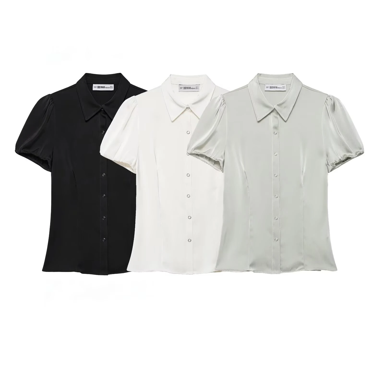 2026 Spring New Women's Fashion Casual Loose and Versatile Silk Texture Shirt Short Sleeve Solid Color Slimming
2026 Spring New Women's Fashion Casual Loose and Versatile Silk Texture Shirt Short Sleeve Solid Color Slimming