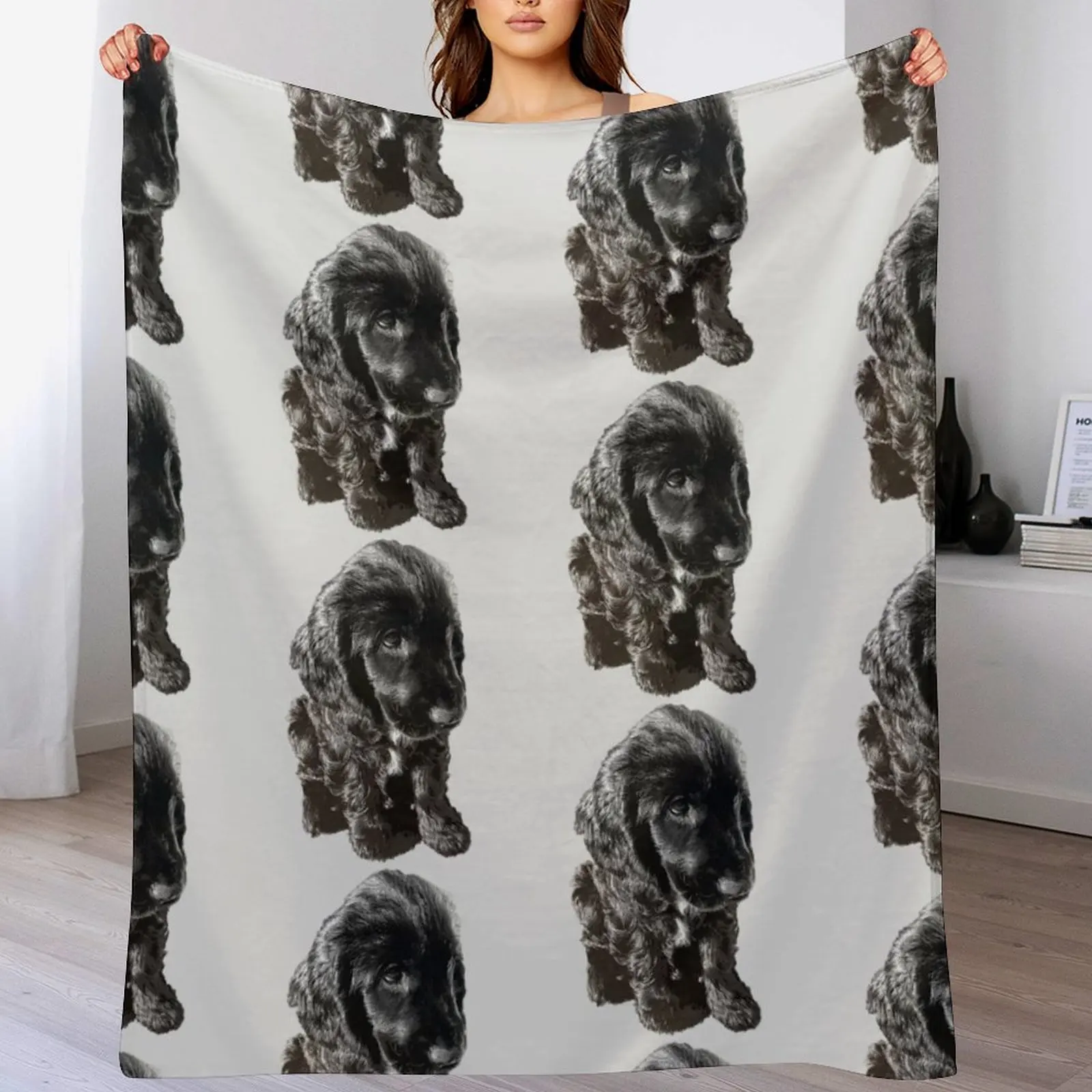 English Cocker Spaniel Black Puppy Dog - Adorable! Throw Blanket Lightweight Warm Blanket for Travel Camping
English Cocker Spaniel Black Puppy Dog - Adorable! Throw Blanket Lightweight Warm Blanket for Travel Camping