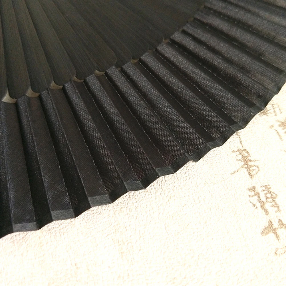 Men Black Foldable Fan Black Bamboo Bone Gentleman Elegant Handheld Fabric Fan Chinese Style Folding Fan (One Fan + One PP Bag)
Men Black Foldable Fan Black Bamboo Bone Gentleman Elegant Handheld Fabric Fan Chinese Style Folding Fan (One Fan + One PP Bag)