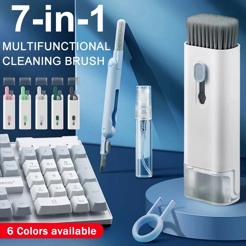 7 in 1 Computer Keyboard Cleaner Brush Kit Earphone Cleaning Pen For Headset Keyboard Cleaning Tools Cleaner Keycap Puller Kit
7 in 1 Computer Keyboard Cleaner Brush Kit Earphone Cleaning Pen For Headset Keyboard Cleaning Tools Cleaner Keycap Puller Kit