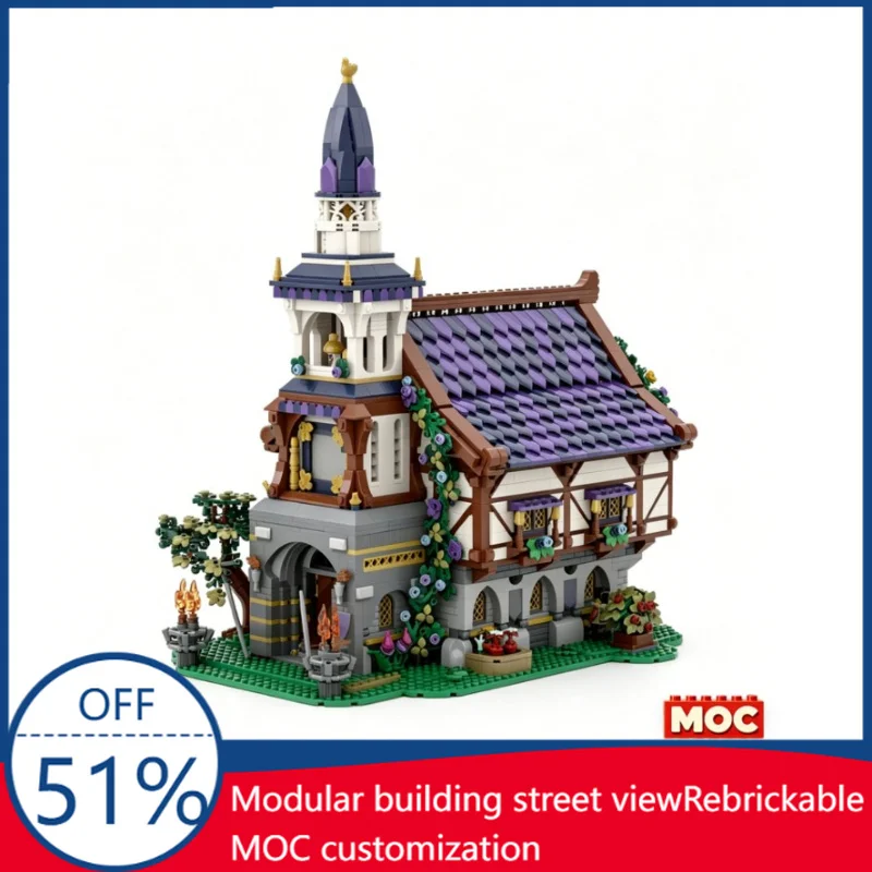 4001 PCS MOC Medieval Rathaus Town Hall with Clock Tower Gothic Style Building Blocks Diy Set for Display Children Festival Gift
4001 PCS MOC Medieval Rathaus Town Hall with Clock Tower Gothic Style Building Blocks Diy Set for Display Children Festival Gift