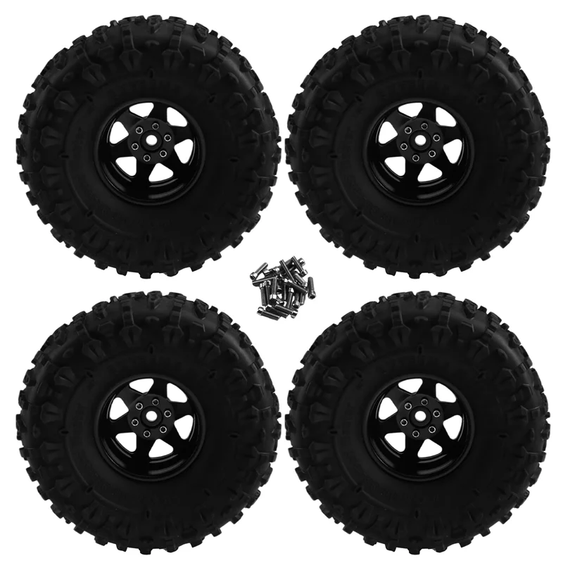 Highly Recommended-4Pcs 122Mm 1.9 Inch Metal Beadlock Wheel Rim Rubber Tire Set For 1/10 RC Crawler Car TRX4 D90 D110 Axial SCX1
Highly Recommended-4Pcs 122Mm 1.9 Inch Metal Beadlock Wheel Rim Rubber Tire Set For 1/10 RC Crawler Car TRX4 D90 D110 Axial SCX1