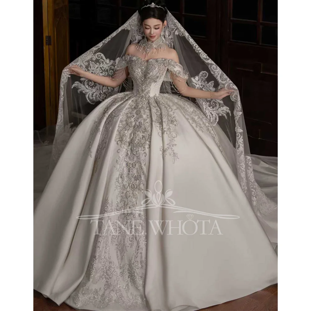 Милое бальное платье с открытыми плечами и блестками, расшитое бисером, свадебное платье - сексуальное свадебное платье на заказ
Милое бальное платье с открытыми плечами и блестками, расшитое бисером, свадебное платье - сексуальное свадебное платье на заказ