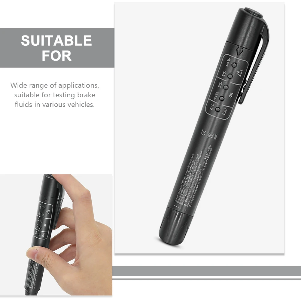 Brake Fluid Tester Oil Testing Tool for Car Motorcycle Bicycle Black Liquid Check Without High Precision Sensor
Brake Fluid Tester Oil Testing Tool for Car Motorcycle Bicycle Black Liquid Check Without High Precision Sensor