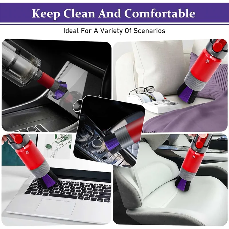SANQ Scratch-Free Dust Brush With Soft Bristles For Dyson V7/V8/V10/V11/V15, Traceless Dust Brush Head Replacement Parts
SANQ Scratch-Free Dust Brush With Soft Bristles For Dyson V7/V8/V10/V11/V15, Traceless Dust Brush Head Replacement Parts
