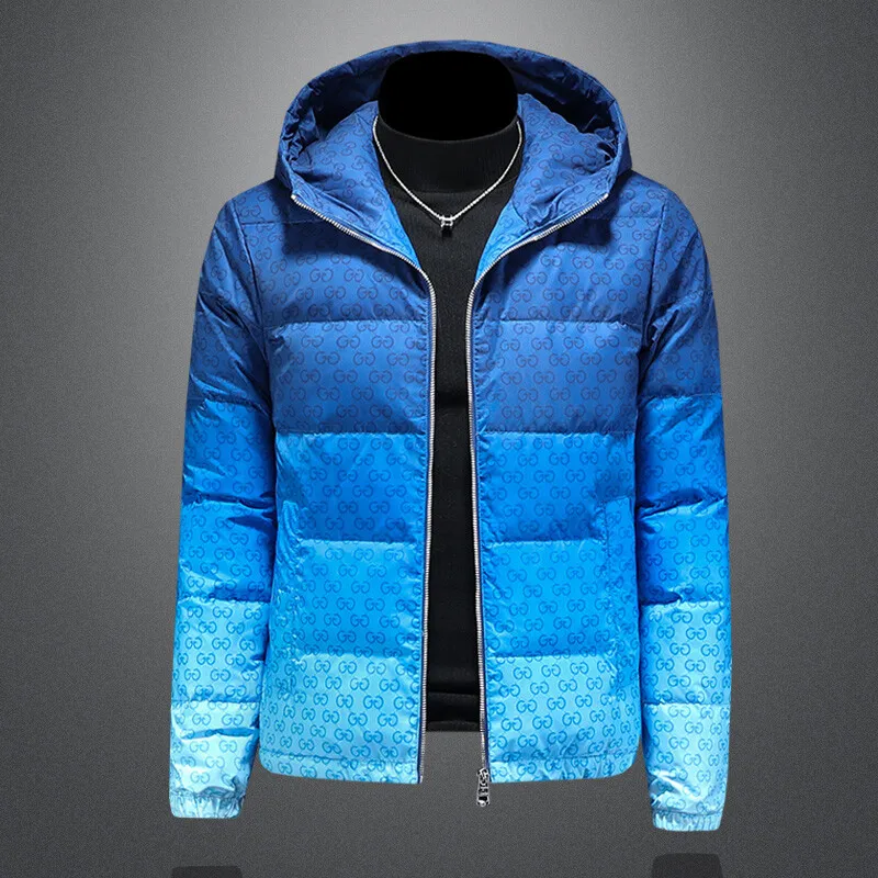 Мужская зимняя куртка с капюшоном, с принтом, на 90% пуху, теплая, модная, легкая, люксовая, повседневная, городская одежда
Мужская зимняя куртка с капюшоном, с принтом, на 90% пуху, теплая, модная, легкая, люксовая, повседневная, городская одежда