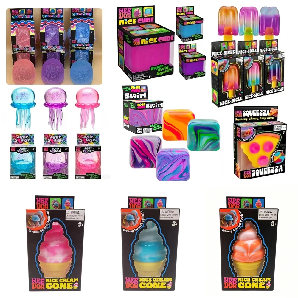 NeeDoh Jellyfish Cube Squishy Fidget Toy Soft Gel Stress Relief Sensory Squeeze Anti Anxiety Toy for Kids Adults Focus Desk Toy
NeeDoh Jellyfish Cube Squishy Fidget Toy Soft Gel Stress Relief Sensory Squeeze Anti Anxiety Toy for Kids Adults Focus Desk Toy