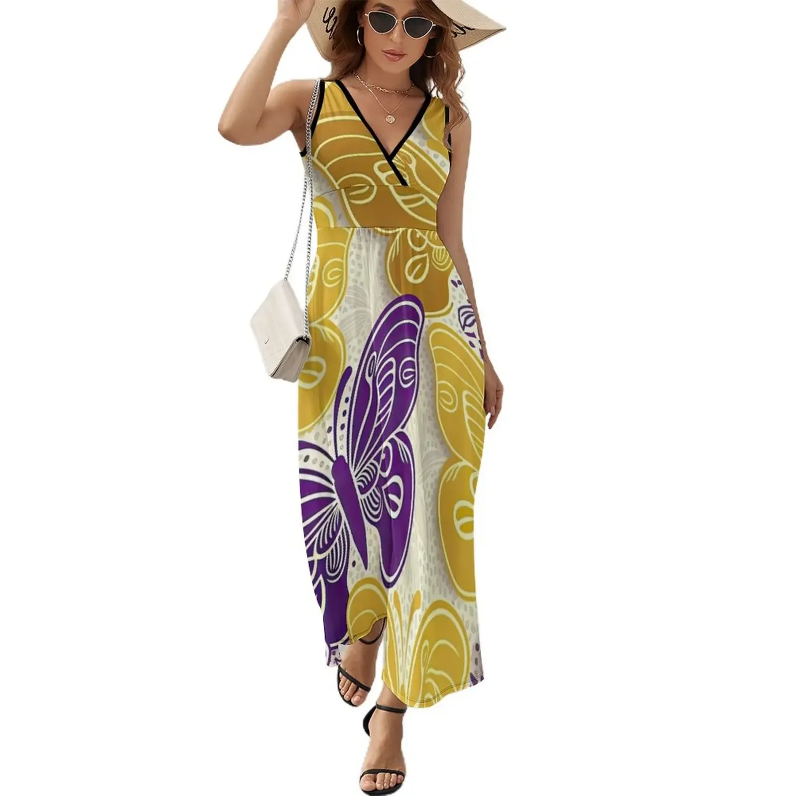 A Colorful Butterfly Pattern Short-Sleeved Dress Dress woman dress for women 2025
A Colorful Butterfly Pattern Short-Sleeved Dress Dress woman dress for women 2025