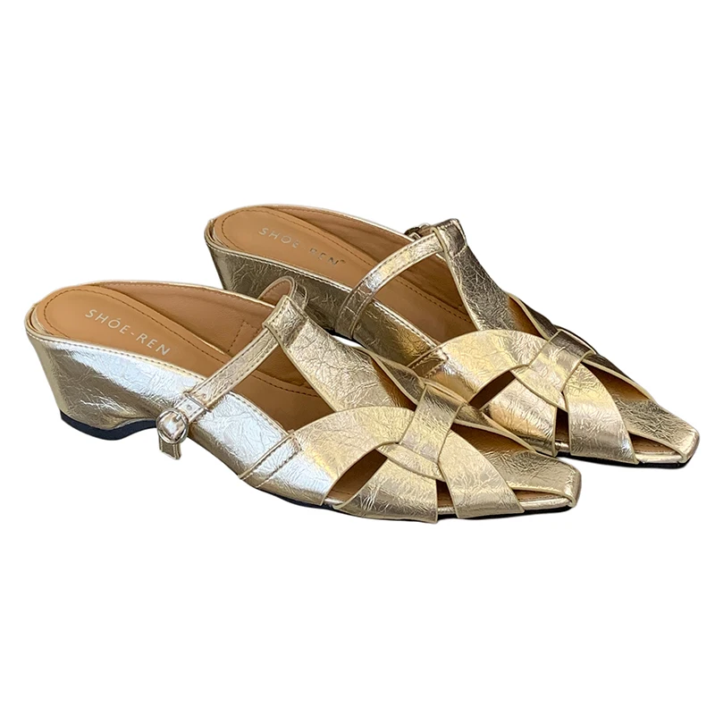 Low Heels Wedge Sandals Black Shoes For Woman 2026 Belt Weaving Close Toe Ladies Slippers Comfort Block Heeled Summer Sandals
Low Heels Wedge Sandals Black Shoes For Woman 2026 Belt Weaving Close Toe Ladies Slippers Comfort Block Heeled Summer Sandals