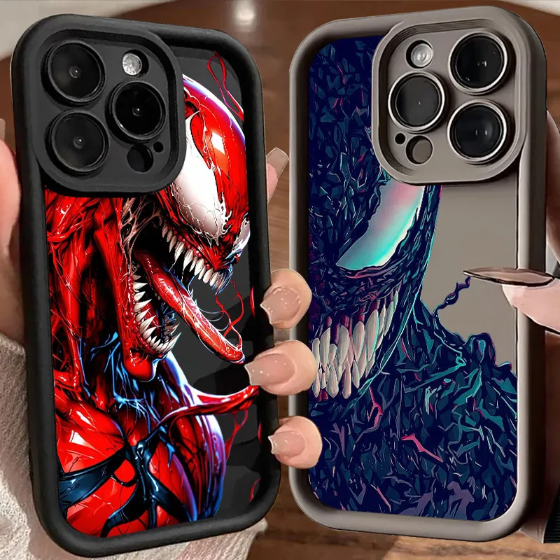 Marvels Venom Cool Head Soft Silicone Case For iPhone 17 11 15 16 13 Pro Max 14 Plus 12 16 Pro 16E 17AIR Shockproof Phone Cover
Marvels Venom Cool Head Soft Silicone Case For iPhone 17 11 15 16 13 Pro Max 14 Plus 12 16 Pro 16E 17AIR Shockproof Phone Cover