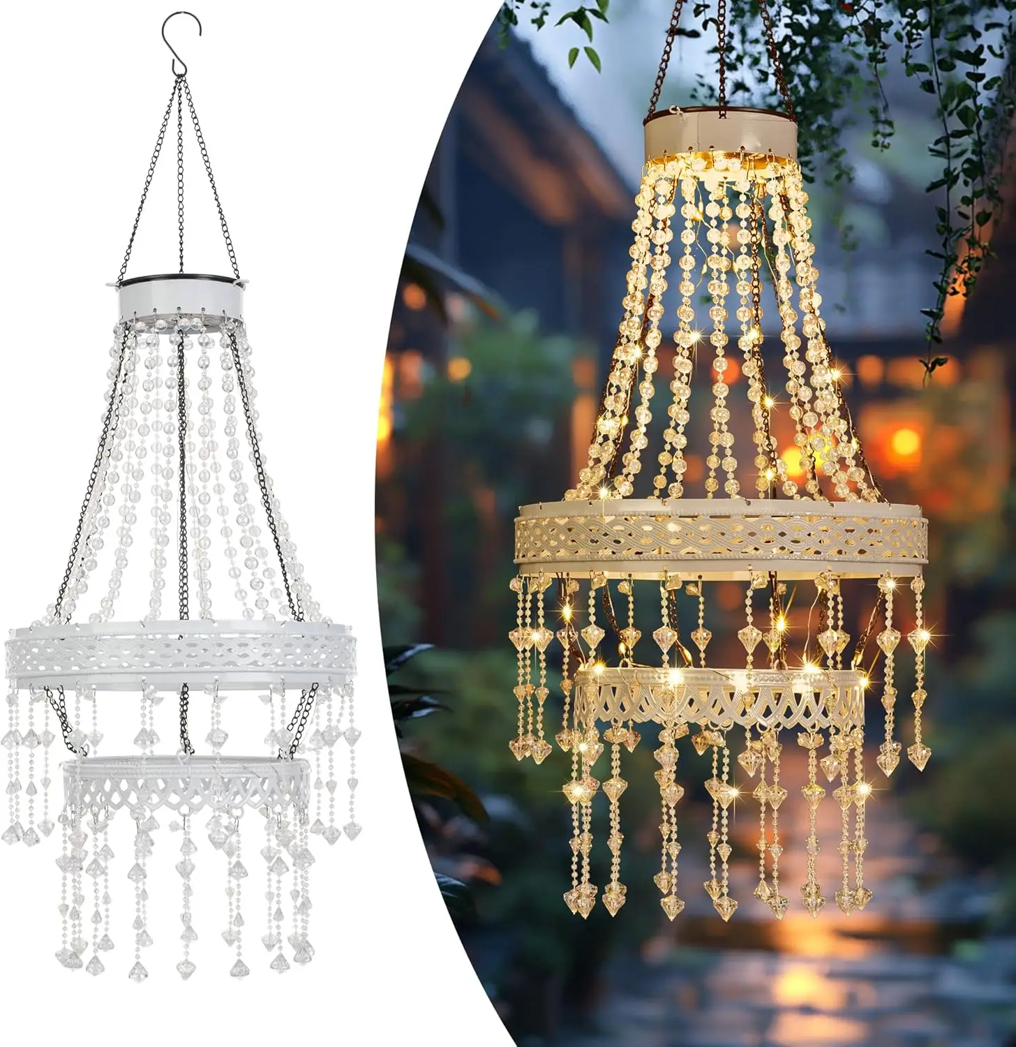 Подвесной солнечный фонарь, уличный водонепроницаемый садовый декоративный светильник для беседки, двора, патио
Подвесной солнечный фонарь, уличный водонепроницаемый садовый декоративный светильник для беседки, двора, патио