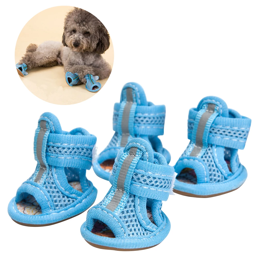 4 Pcs Pet Sandals Puppy Shoes for Summer Pavement Breathable Hammock Dogs Mesh Digs Sneakers
4 Pcs Pet Sandals Puppy Shoes for Summer Pavement Breathable Hammock Dogs Mesh Digs Sneakers
