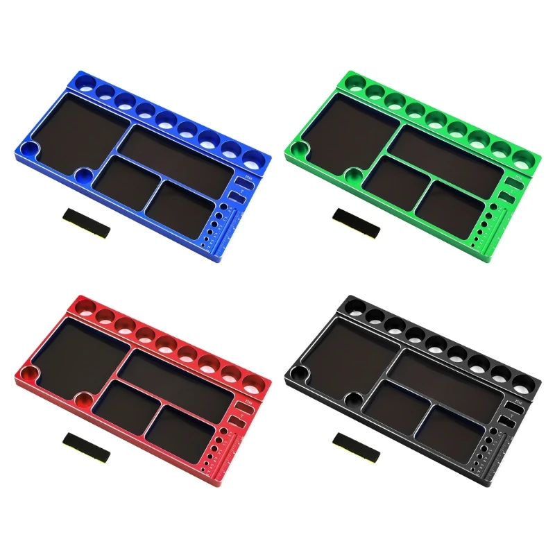 MultiFunctional Aluminium Screw Tray Nut Gasket Storage Tool for Remotes Control Car Boats Convenience Storage Plate
MultiFunctional Aluminium Screw Tray Nut Gasket Storage Tool for Remotes Control Car Boats Convenience Storage Plate