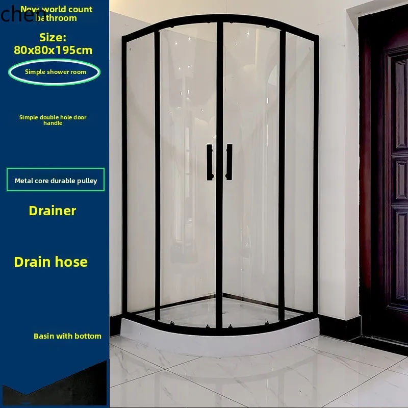 FF simple shower room bath bath bathroom glass arc fan simple screen shower room
FF simple shower room bath bath bathroom glass arc fan simple screen shower room